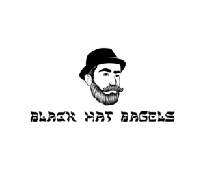 Diseño de Logo por katemedsj para Black Hat Bagels | Diseño #19163456
