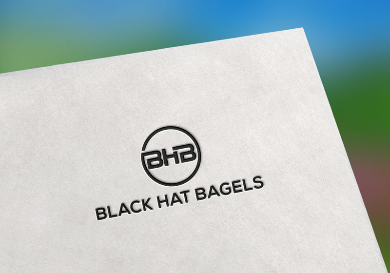 Logo Design by Top1 for Black Hat Bagels | Design #19171527
