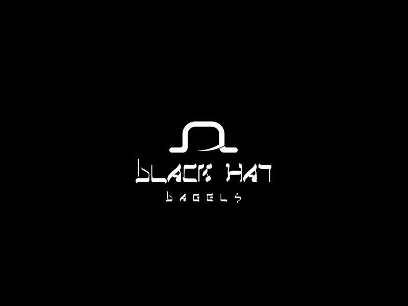 Logo Design by mrk 3 for Black Hat Bagels | Design #19165789