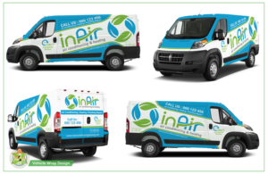 Car Wrap Design by Azhoeck for inAir Heating & Air, LLC | Design: #19248370