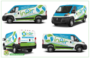 Car Wrap Design by Azhoeck for inAir Heating & Air, LLC | Design: #19266473