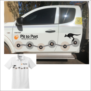 Australian Indigenous company logo branding theme