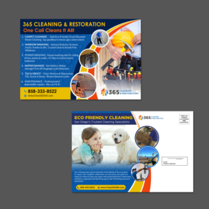 365 EDDM FLYER FOR CARPET CLEANING & WINDOW WASHING | Flyer Design by Schöpfer