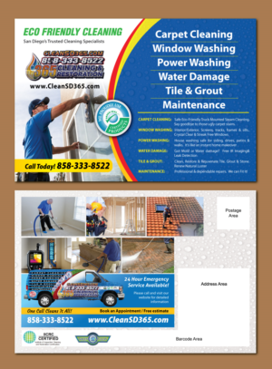 365 EDDM FLYER FOR CARPET CLEANING & WINDOW WASHING | Flyer Design by meet007