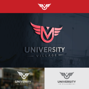 University Village  | Logo Design by Paperfox Designs