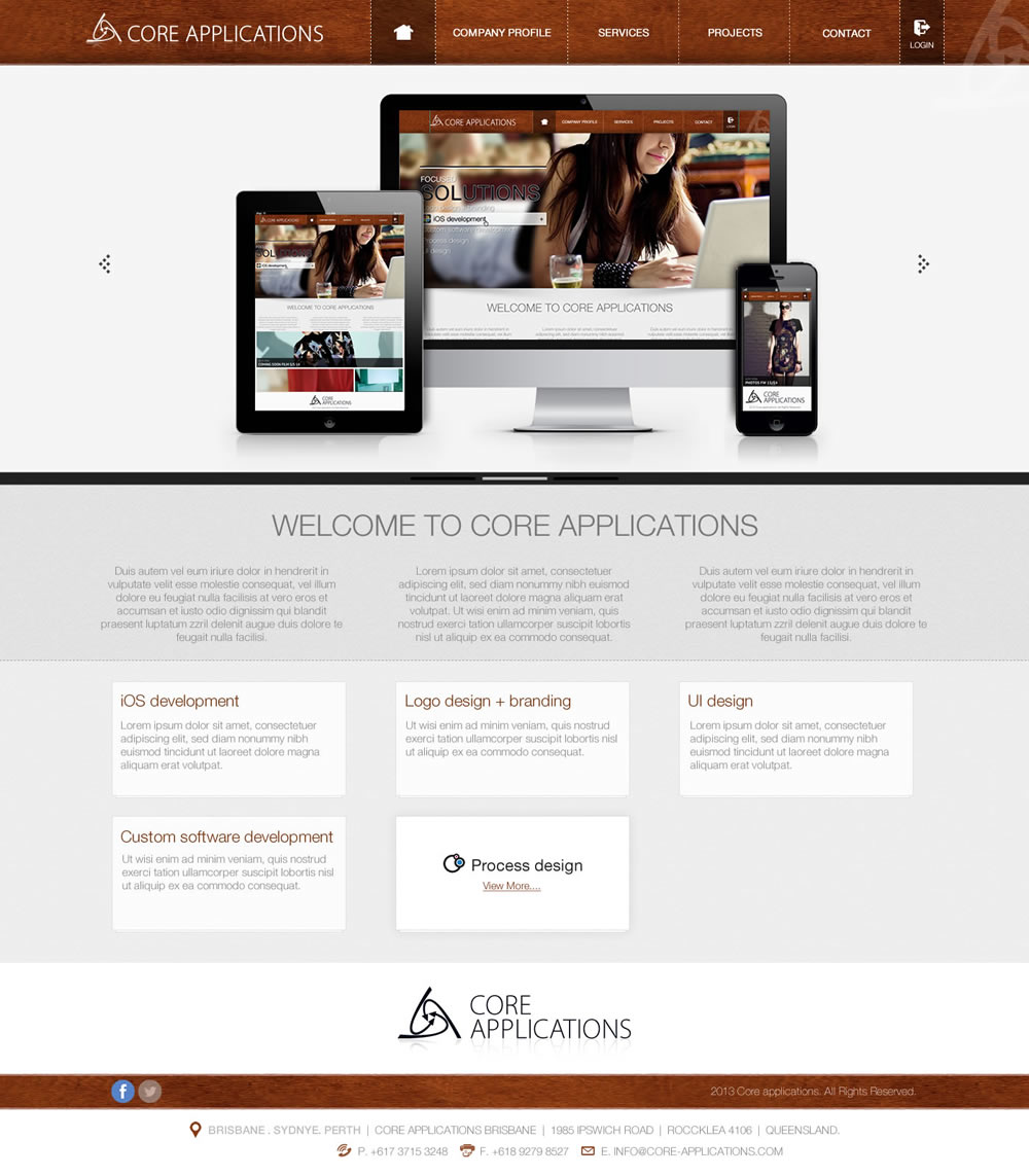 Web Design by A.D.S for Core Applications | Design #2884811