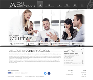 Web Design by A.D.S for Core Applications | Design #2884820