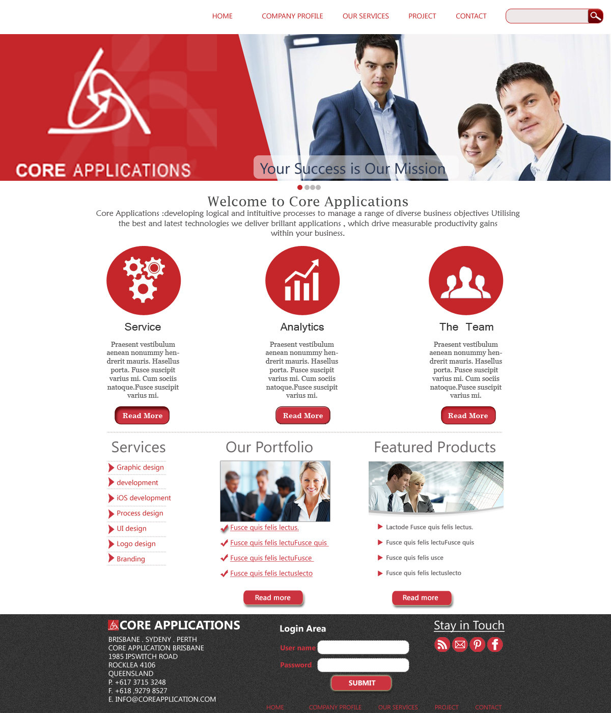 Web Design par musarrat pour Core Applications | Design #2900860