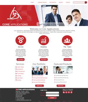 Web-Design von musarrat für Core Applications | Design: #2900860