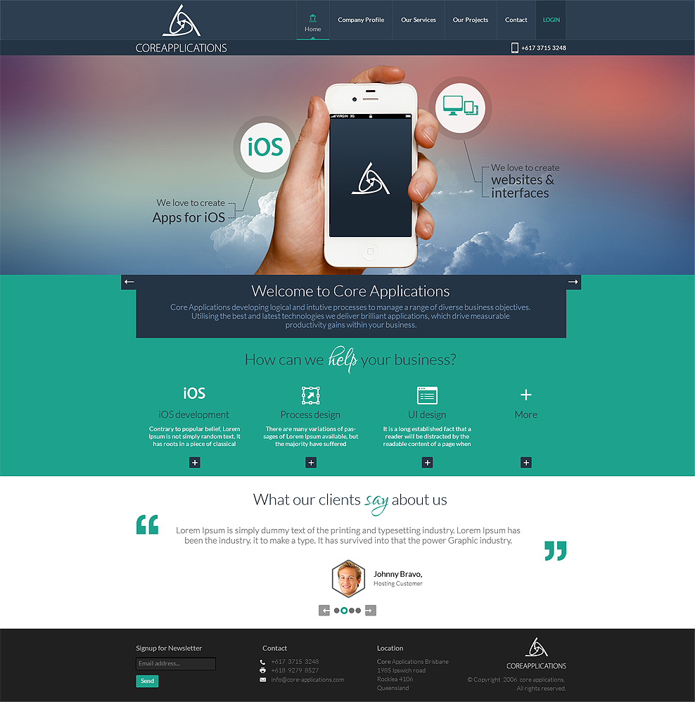 Web-Design von looptriks für Core Applications | Design #2870867