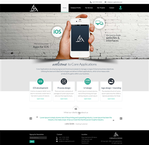 Web-Design von looptriks für Core Applications | Design: #2877442