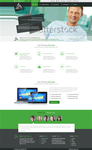 Web-Design von SuperLayout für Core Applications | Design: #2877646