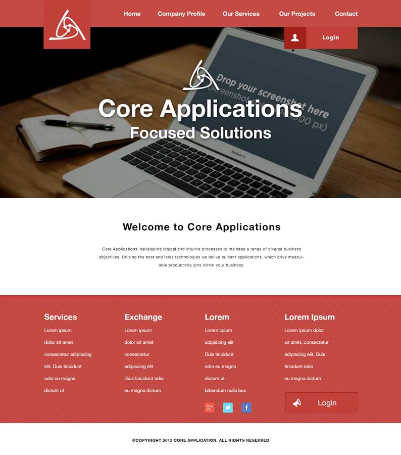 Web Design par Ding pour Core Applications | Design #2865267
