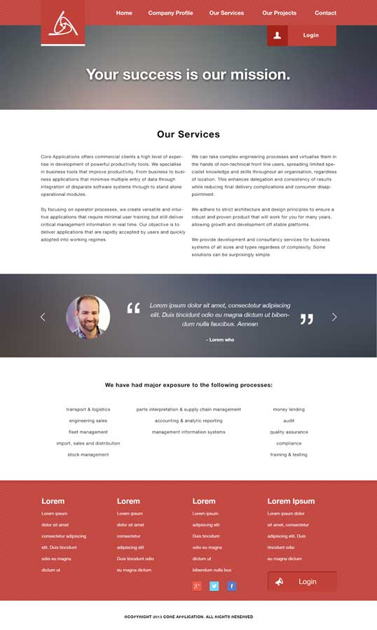 Web-Design von Ding für Core Applications | Design #2870432