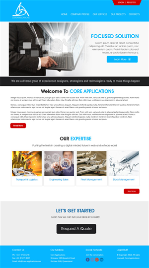Web Design by Expert Designer for Core Applications | Design #2898486