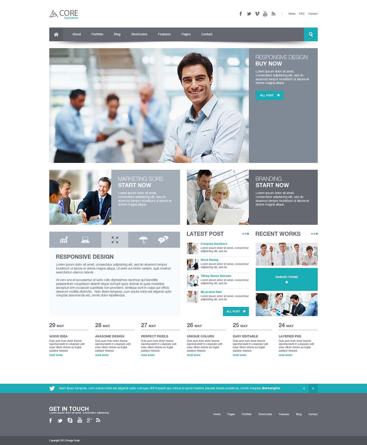 Web Design by Design Dude for Core Applications | Design #2903698