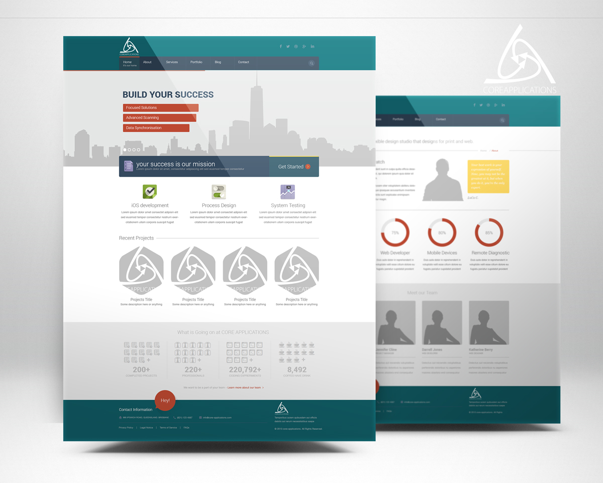 Web-Design von LuCa für Core Applications | Design #2894456