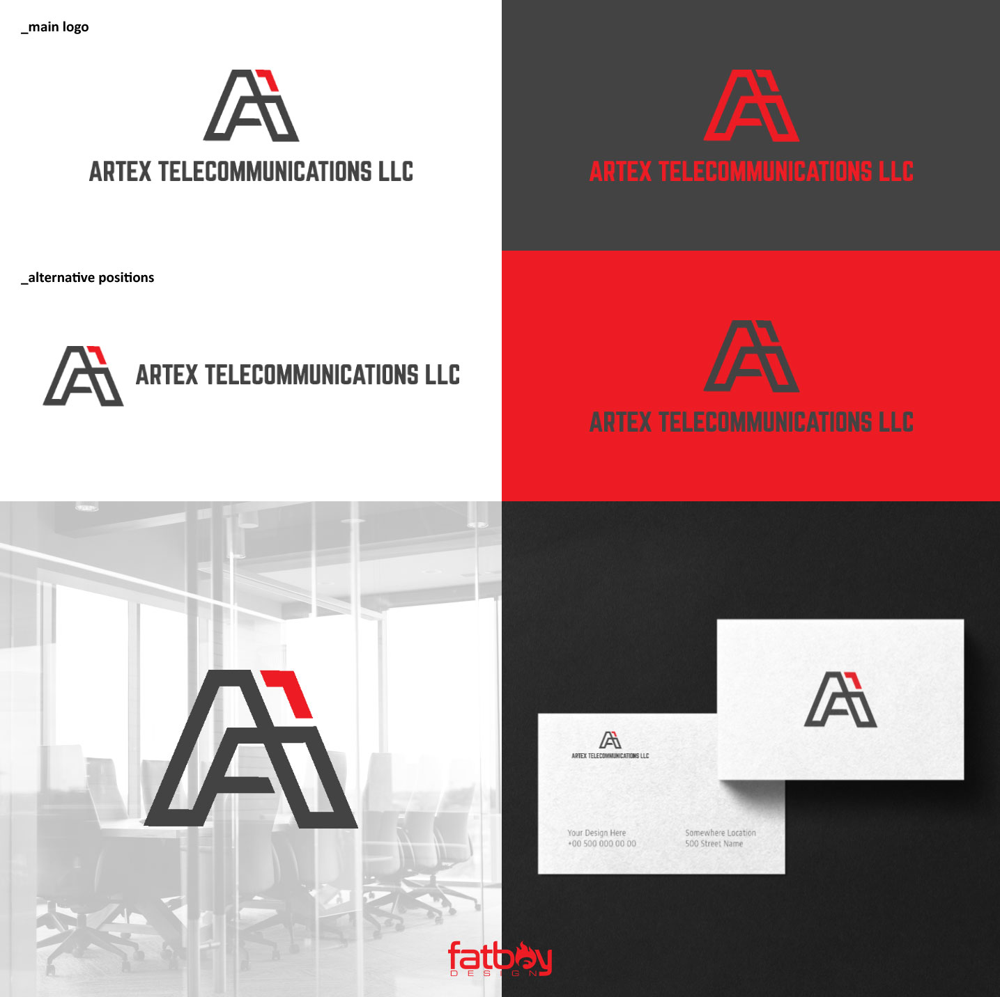 Logo Design by Fatboy Graphic for Artex Telecommunications LLC | Design #19170831
