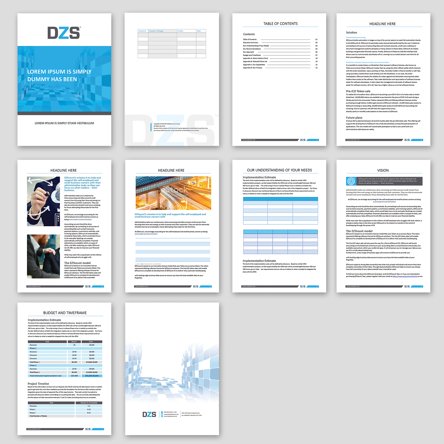 Word-Vorlage-Design von kousik für DZS | Design #19166570