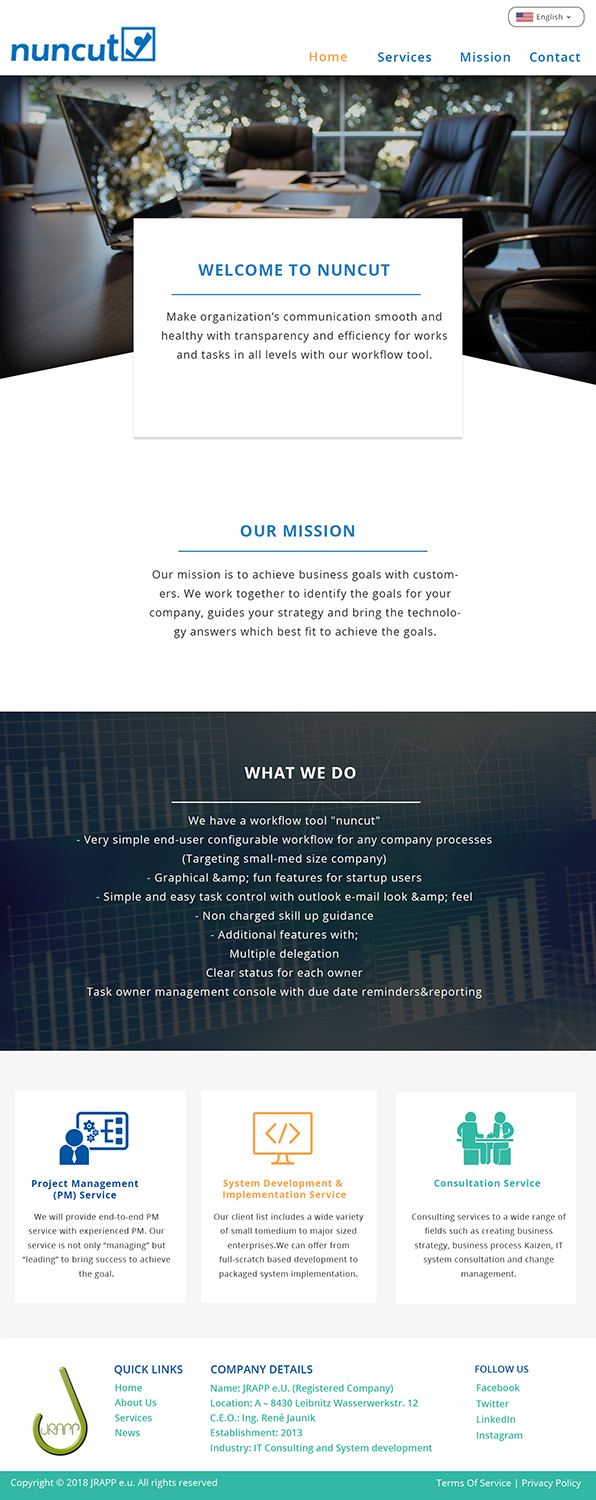 Web Design by Murry for JRAPP e.u. | Design #19212956