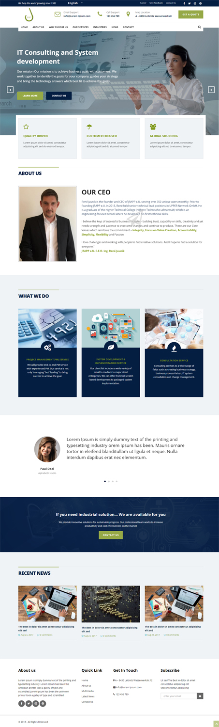 Web Design par abhishukla1987 pour JRAPP e.u. | Design #19219114