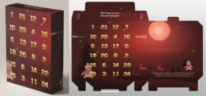 Package Design for Sock Lovers Advent Calendar™ | Verpackungs-Design von SAI DESIGNS