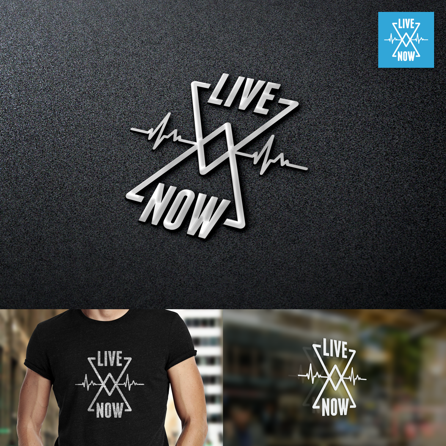 Logo Design by Paperfox Designs for Live Now | Design #19169126