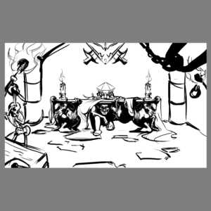 Dungeons and Dragons Scenes | Design Illustration par Gabriel T. Marques