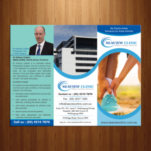 Flyer-Design von theblueart für Seaview Clinic | Design #19182303