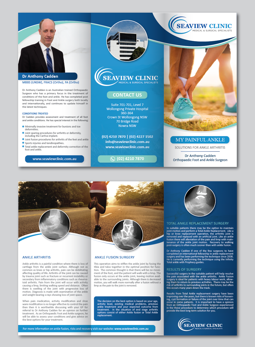 Diseño de Flyer por alex989 para Seaview Clinic | Diseño: #19188506