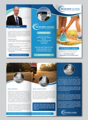 Diseño de Flyer por alex989 para Seaview Clinic | Diseño: #19188506