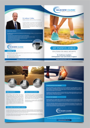 Diseño de Flyer por alex989 para Seaview Clinic | Diseño: #19210938