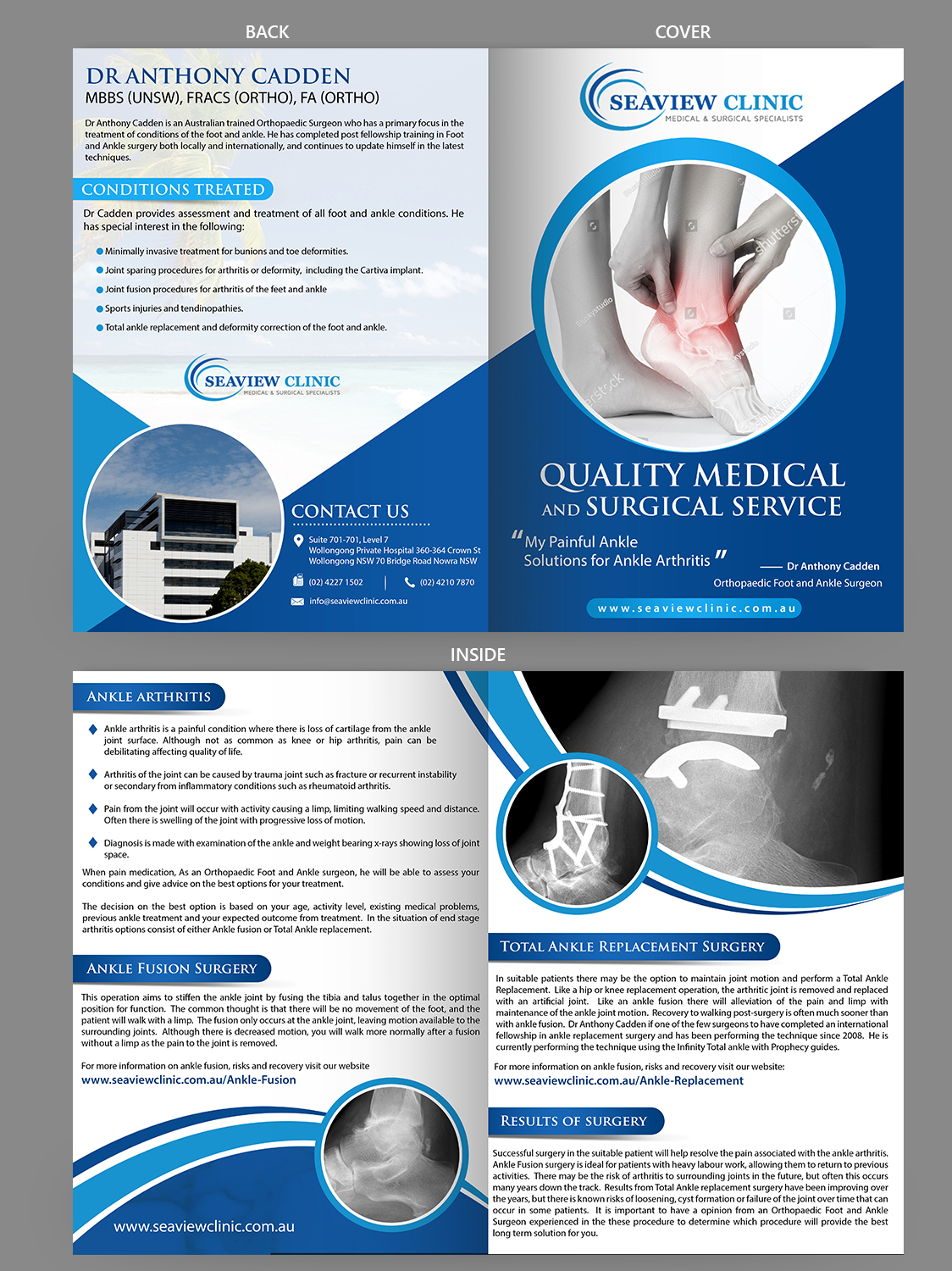 Flyer Design by Schöpfer for Seaview Clinic | Design #19221571