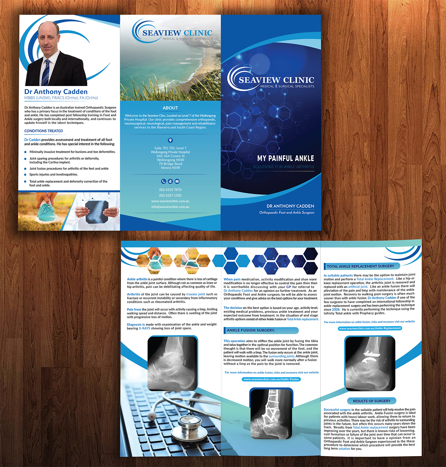 Diseño de Flyer por syhamsmt para Seaview Clinic | Diseño #19192892