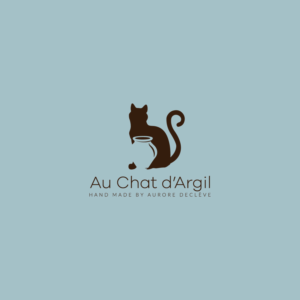 Diseño de Logo por **INCREDIBLEDESIGNERS** para Au Chat d’Argile | Diseño #19181985