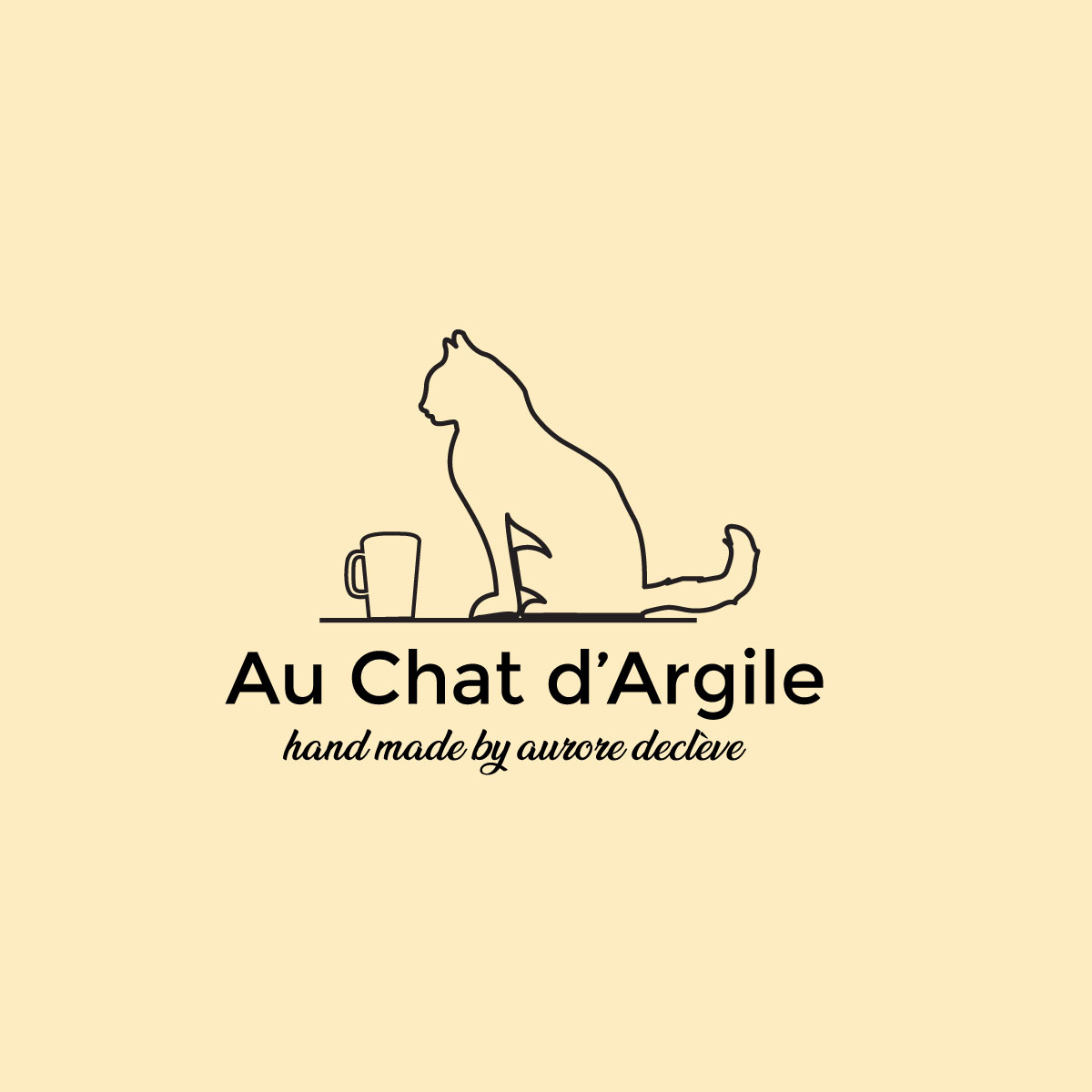 Logo Design by **INCREDIBLEDESIGNERS** for Au Chat d’Argile | Design #19181992