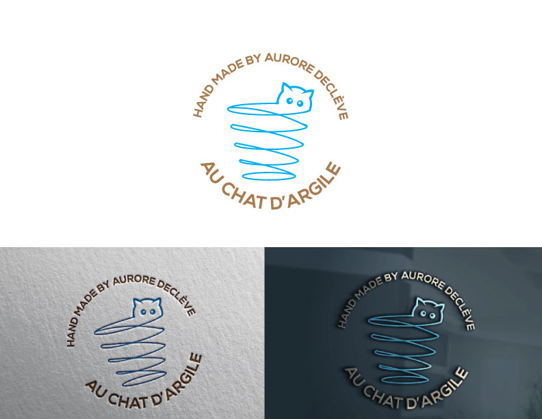 Logo Design by creative ismat for Au Chat d’Argile | Design #19183222