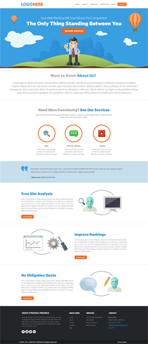 Wordpress Design by RJ for IC-Hosting Pty Ltd | Design #2947074