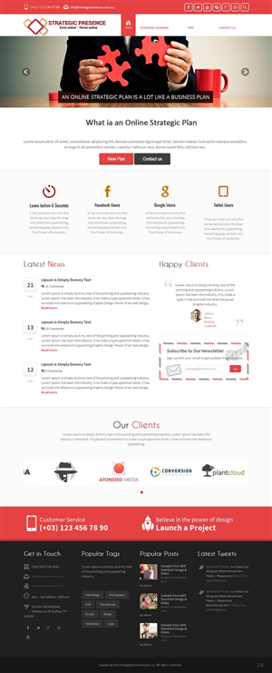Wordpress Design by pb for IC-Hosting Pty Ltd | Design: #2967088