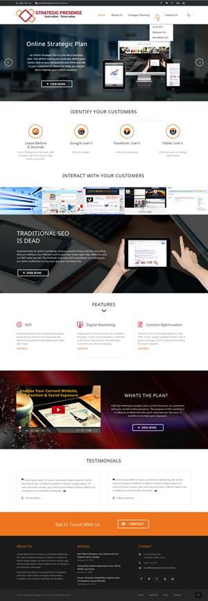 Wordpress Design by Da Miracle for IC-Hosting Pty Ltd | Design #2998713