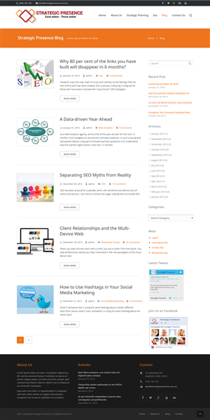 Wordpress Design by Da Miracle for IC-Hosting Pty Ltd | Design: #3017493