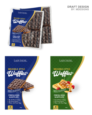 Waffle packs (for hard discounters) | Packaging Design by MDesigns ™