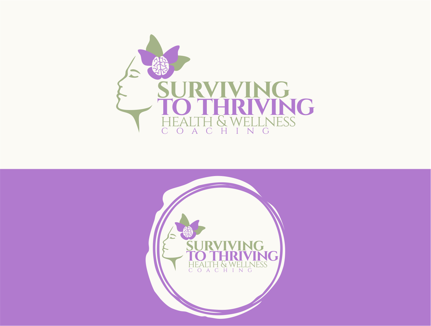 Logo Design by nikkiblue for Surviving To Thriving Health & Wellness Coaching | Design #19182472