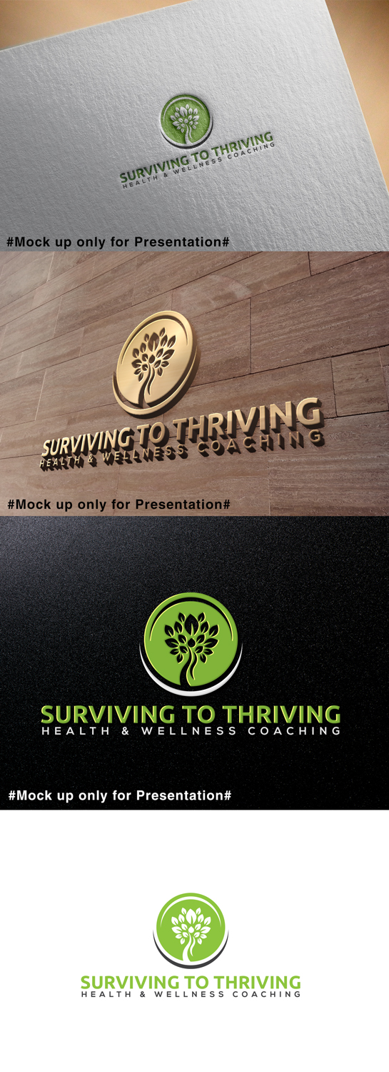 Logo Design by designmind78 for Surviving To Thriving Health & Wellness Coaching | Design #19188477