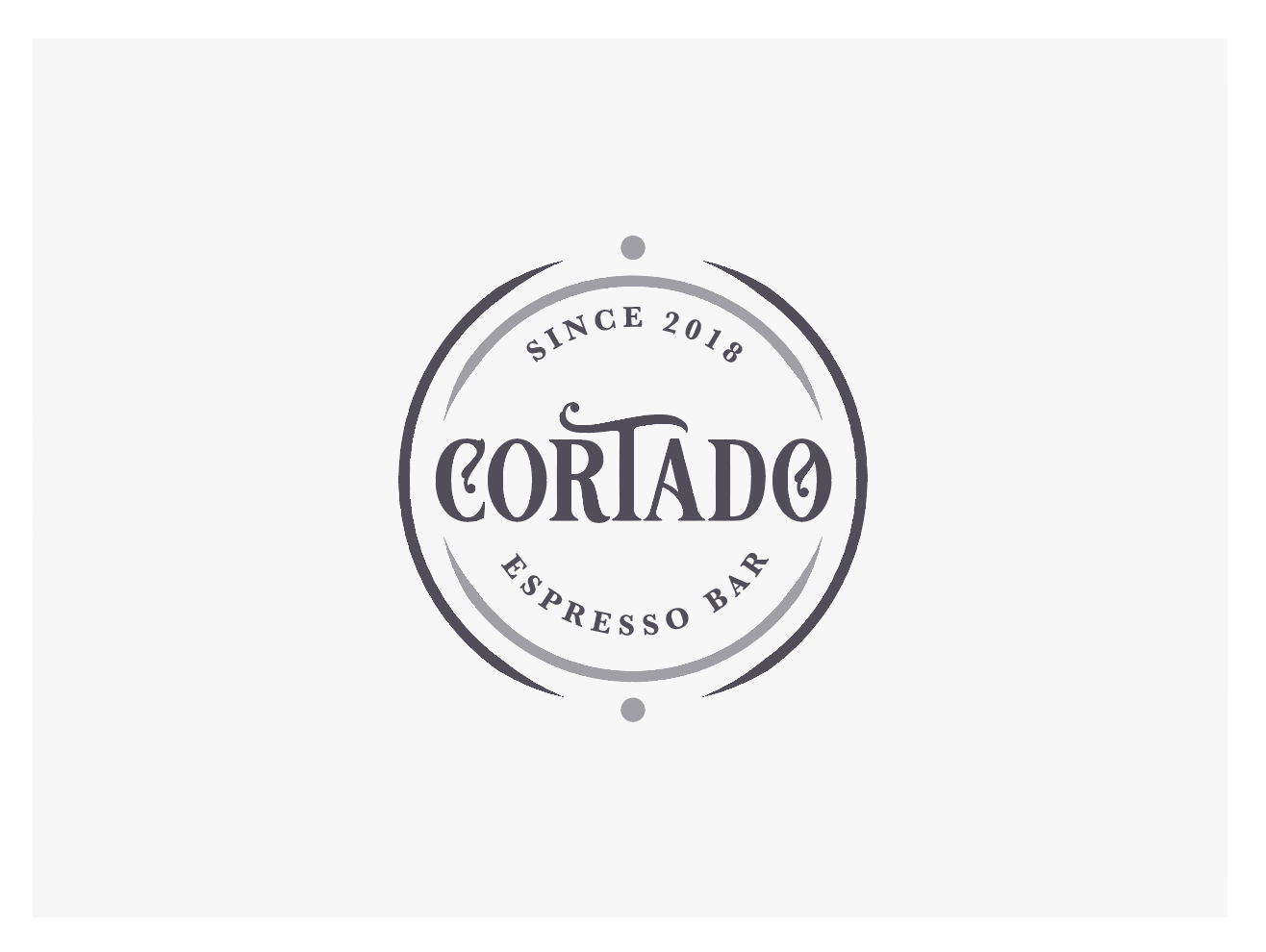 Logo Design by wonderland for Cortado Espresso Bar | Design #19189947