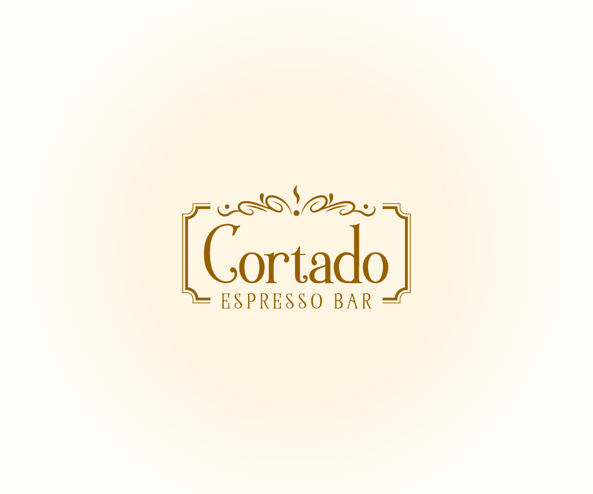 Logo Design by ouaker for Cortado Espresso Bar | Design #19185398