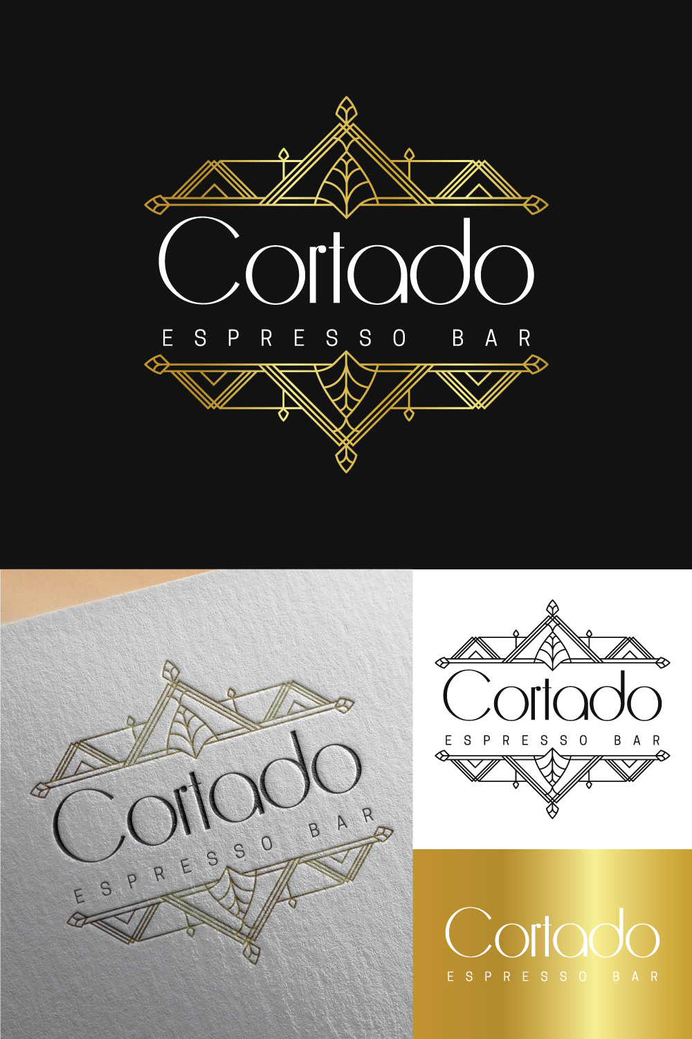 Logo Design by 91.kremena.petrova for Cortado Espresso Bar | Design #19187812