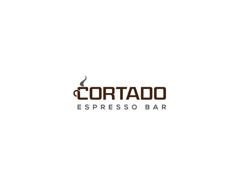 Logo Design by mrk 3 for Cortado Espresso Bar | Design #19192067