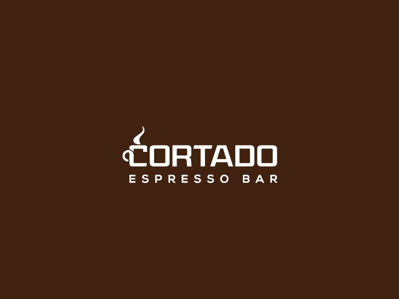 Logo Design by mrk 3 for Cortado Espresso Bar | Design #19192068