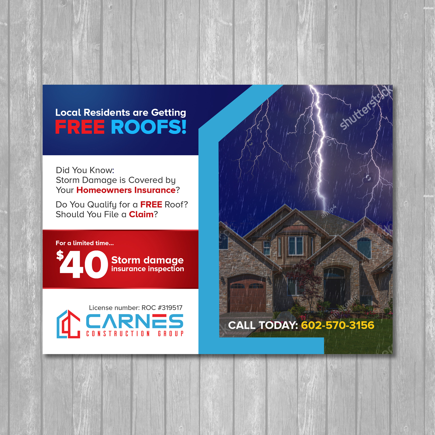 Postcard Design by creative.bugs for this project | Design #19178927